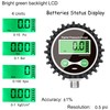 Digital Low Pressure Gauge with 1/4'' NPT Bottom Connector and