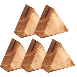 Operitacx 4 Sätze Holzständer Für Tischkarten Kreative Namensschild Halter Aus Massivem Holz Für Hochzeiten Geburtstagsfeiern Und Dekorationen Einzigartige Tischkartenhalter Für 5 Stück * 4