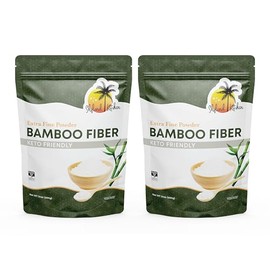 Skyland Kitchen Bamboo Fiber (3lb) Keto Fiber for Keto and Low Carb Baking, 0g Net Carbs, Improves Texture of in Baking, Extra Fine, Keto-Friendly, Gluten-Free, Non-GMO, Flour Rich in Silica and Minerals, Supports Healthy Skin, Nails, Hair, Joints and Bo
