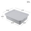 Saedy 3 Pack 13 L Food Service Bus Tub with