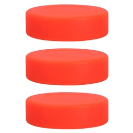 BESPORTBLE 3Pcs Ice Hockey Puck Orange Hockey Pucks for Practicing Training (Orange)