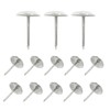 Auvotuis 100PCS Silver Upholstery Decorative Tacks, Antique Furniture DIY Nails