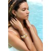 Chunky Seashell Bangle Bracelet for Women Gold Silver Mermaid Sea