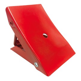 Emerson EM-353 Folding Tire Stopper, 1 Pack, Red, Steel, Compatible with Light Cars, Regular Cars, RVs, 1 Box