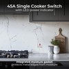 BG Electrical Cooker Control Switch Unit with LED Power Indicator,