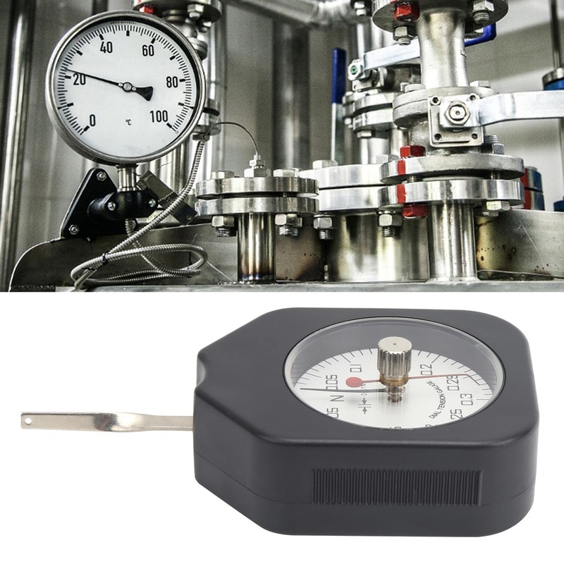 SEN-0.3-2 Dial Tensiometer 0.3N Portable Alloy Double Pointer Tension Gauge