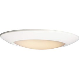 Maxim 57861WTWT Diverse JA8 Compliant Energy Star LED Flush Mount, 1-Light 25 Watt, 2"H x 13"W, 2700K, White