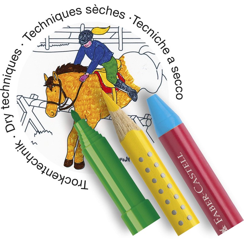 Faber-Castell Colour-in Banner Roll - Farm motif