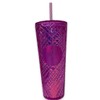 Starbucks Jeweled Purple Taffy 2023 Valentine's Day Tumbler Venti 24