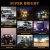 2 Pcs 201W Led Light, 7 Inch Led Light Bar