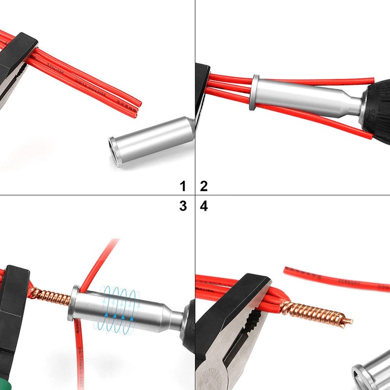 Universal Wire Twisting Tool Electrical Cable Quick Connector Automatic Twisting