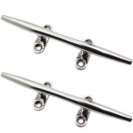 shymie Sus316 Boat Mooring Cleat Anchor Ship Yacht Hook Jet Ski Rope Dock Hardware Stainless Steel Set of 2