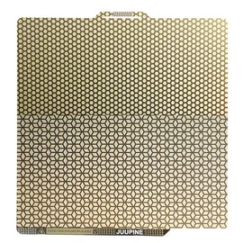 Sahvaim PEI Honeycomb Sheet,Upgraded 0.5mm Etched Bambu Build Plate for Bambu Lab X1C/X1/X1E/P1P/P1S/A1 3D Pritner,Honeycomb+Square Flexible Spring Steel Sheet for Bambu Lab 3D Printer 257x257mm.