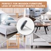 24 Teflon Chair Glides Round Furniture Glides Studded Chair Glides