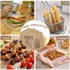 sourcing map 200pcs Wax Paper Sheets Square Sheets 7.09" x