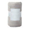 Dreamscene Luxury Waffle Soft Mink Warm Throw Over Sofa Bed