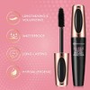 4D Silk Fiber Lash Mascara, Lengthening and Thick, Long Lasting,