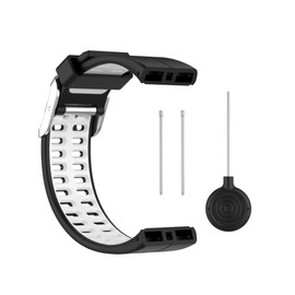 Silicone Watch Bands Replacement Bands Soft Comfortable Dual Color Watch Strap Compatible for POLAR v800