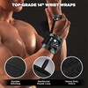 Wrist Wraps & Lifting Straps (Bundle Pack) - Professional Quality