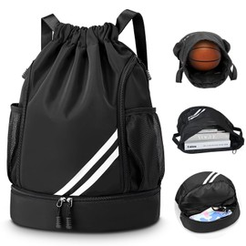 SYCYKA Bolsas de Cuerdas para el Gimnasio, Mochila de Cordón, Bolsas de Cuerdas, Repelente al Agua Bolsa de Natación de Nylon Estudiantes Escuela Mochila Cuerda para el Gimnasio Compras Deporte Yoga