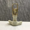 Artgenius Art Abstract Yoga Figurine Statue,Home Decorative Girl Yoga Scuplture