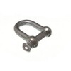 D Shackle U Lock And Pin Wire Rope Fastener 16Mm 5/8 Inch Bzp Pack Of 2