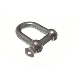 D Shackle U Lock And Pin Wire Rope Fastener 16Mm 5/8 Inch Bzp Pack Of 2
