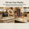 3 Pack Gold Purse Stand, Adjustable Handbag Display Stand with