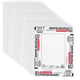ArtSkills 11” x 14” Poster Board, Heavyweight White Poster Boards for Vision Boards, School Projects, Presentations, Arts and Crafts, 72-Pack