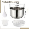 Rice Cooker Replacement Pot, 304 Stainless Steel Inner Pot for