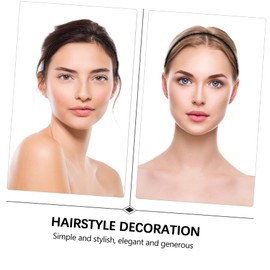 VICASKY 6Pcs Non Slip Teeth Headbands for Women Fashionable Hair Accessories for Daily Wear Parties and Crafts Unique Design for Various Hairstyles Comfortable and Durable Hairbands