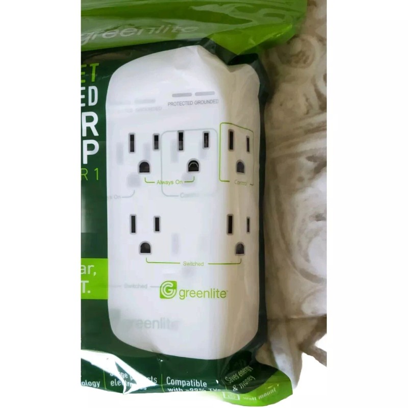 Greenlite 5 Outlet Advanced Power Strip Tier 1 New