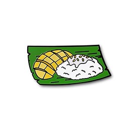 On Point Pins Thailand: Mango Sticky Rice Brooch Badge Enamel Lapel Pin