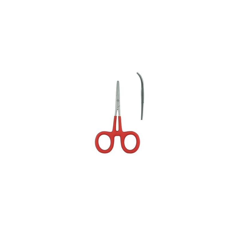Kingfisher Soft Grip Clamp Forcept Hemostat for Fly Fishing Hook