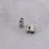 VGOL 50 Packs M3 Double Hole Wire Rope Clamps 10x5mm,