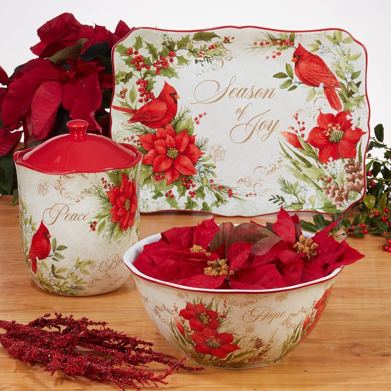 Certified International Winter's Medley 16 pc Dinnerware Set, Service for