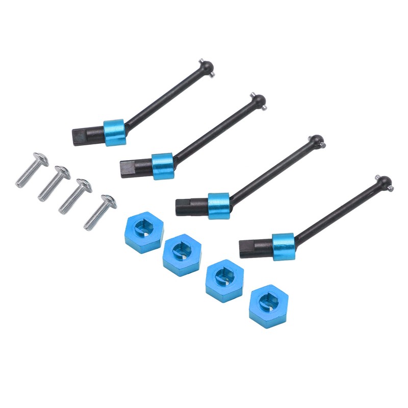 Metal Driveshaft Assembly Hex Wheel Hubs Combiner CVD for Traxxas