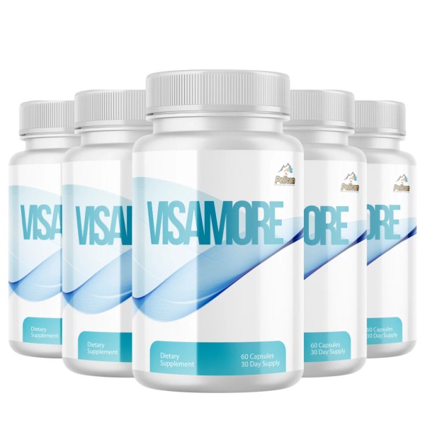 Pelican Vitamins VISAMORE- Eye Support- 5 Bottles- 300 Capsules