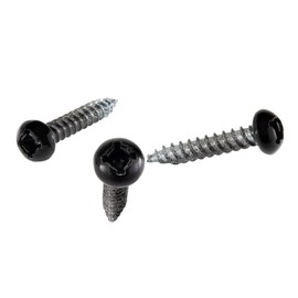 RecPro 8x1 Pan Head Metal RV Screws | Polar Black | Multi-Pack | RV Interior Screws | Factory Finished Look | (50)