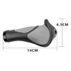 ZONADAH Bike Grips Handlebar Grips Non-Slip Soft Rubber Bicycle Hand
