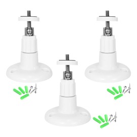 Zimoer 3 Camera Wall Mount, Wall Mount Camera, Adjustable Mount Camera, Adjustment Wall Mount Compatible Camera Arlo Pro 4 Arlo Pro 3 Arlo Pro 2 Arlo Ultra 2 Arlo