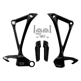 XMT-MOTO Passenger Foot Pegs FootRest Bracket Fit For Kawasaki Ninja ZX10R 2011-2014