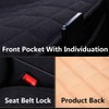 Suninbox Linen Back Car Seat Covers,Rear Car Seat Covers,Breathable Ventilated