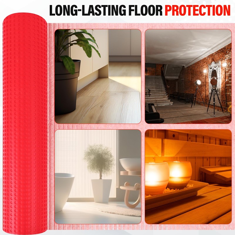 Drydiet Uncoupling Membrane for Tile Floor Self-Adhesive Tile 1/8''(3.3mm) Uncoupling