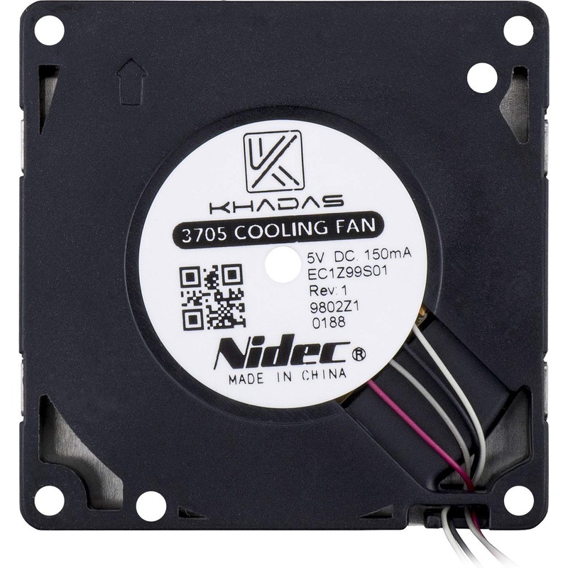Khadas 3705 Cooling Fan for Edge/Edge2/Edge-V/VIM4/VIM3/VIM3L/VIM2/VIM1S/VIM1/Edge Heatsink/New Vim Heatsink/DIY Case