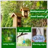 Mikniri 6 Pack 11 Inch Plant Hanger,Black Hanging Chains with