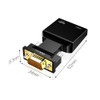 VGA to High Definition Multimedia Interface Converter Audio Adapter with