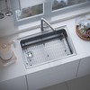 blitzlabs Sink Grid Protector Kitchen Sink Bottom Grid Metal Large