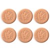 Yharnamite 6 Pcs Terracotta Brown Sugar Saver, Brown Sugar Keeper,