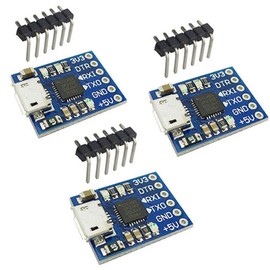 KKHMF 3PCS CP2102 Module Micro USB to UART TTL 6 Pin Serial Converter
